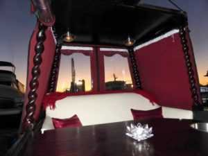 comfort inside Island Gondola